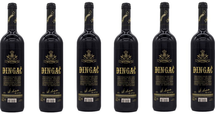 Bottle of Matusko Dingac 2019 6 Flessen Geval wine 0 ml