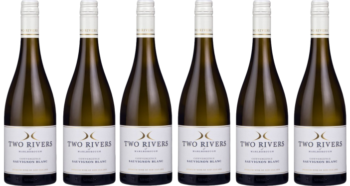 Bottle of Two Rivers Convergence Sauvignon Blanc 2023 6 Flessenkoffer wine 0 ml