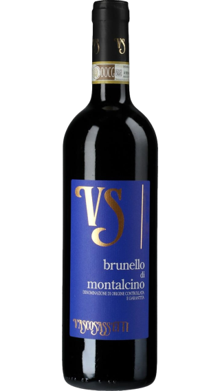 Bottle of Vasco Sassetti Brunello di Montalcino 2015 wine 750 ml