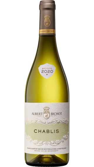 Bottle of Albert Bichot Chablis 2020 wine 750 ml