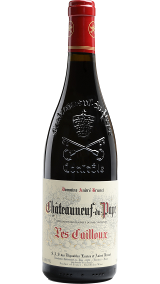 Bottle of Andre Brunel Les Cailloux Chateauneuf du Pape 2019 wine 750 ml