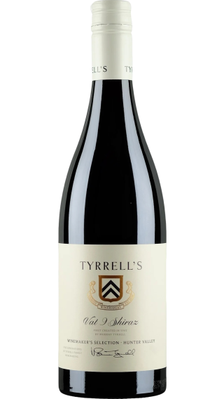 Bottle of Tyrrell's Vat 9 Shiraz 2017 wine 750 ml