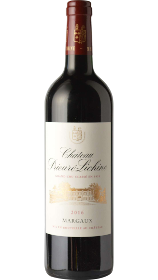 Bottle of Chateau Prieure Lichine Margaux 2021 wine 750 ml