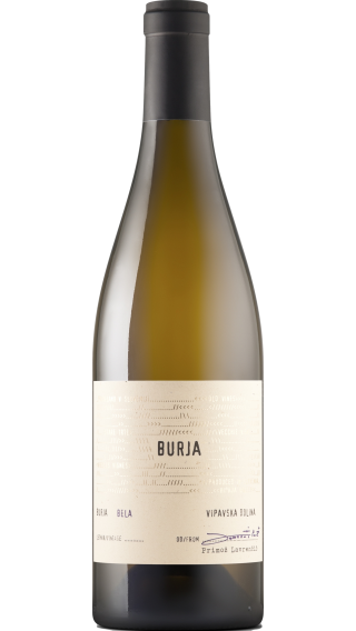 Bottle of Burja Bela 2018 wine 750 ml