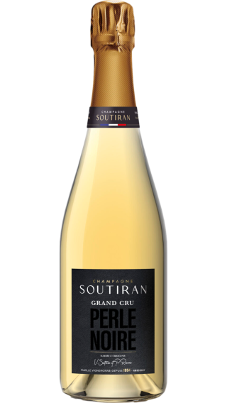 Bottle of Champagne Soutiran Perle Noire Brut Grand Cru wine 750 ml