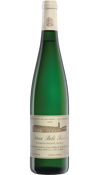 Bottle of Chateau Bela Egon Muller Riesling 2020 wine 750 ml