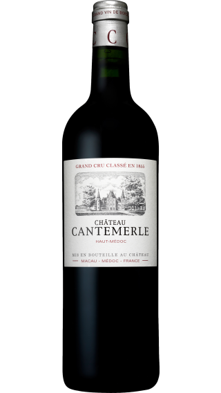 Bottle of Chateau Cantemerle Haut Medoc 2017 wine 750 ml