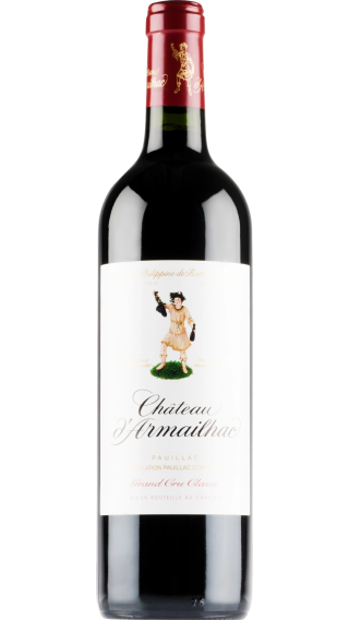 Bottle of Chateau d'Armailhac 2018 wine 750 ml