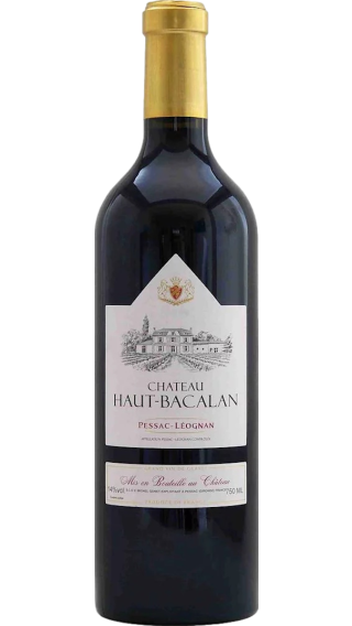 Bottle of Chateau Haut-Bacalan Pessac-Leognan 2015 wine 750 ml