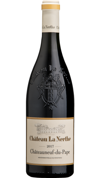 Bottle of Chateau La Nerthe Chateauneuf du Pape 2017 wine 750 ml