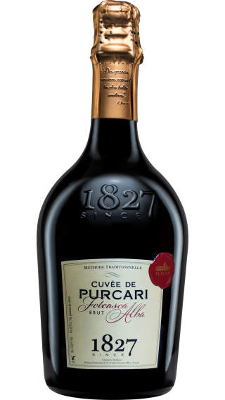 Bottle of Chateau Purcari Cuvee de Purcari Feteasca Alba Brut wine 750 ml