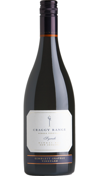 Bottle of Craggy Range Gimblett Gravels Syrah 2020 wine 750 ml