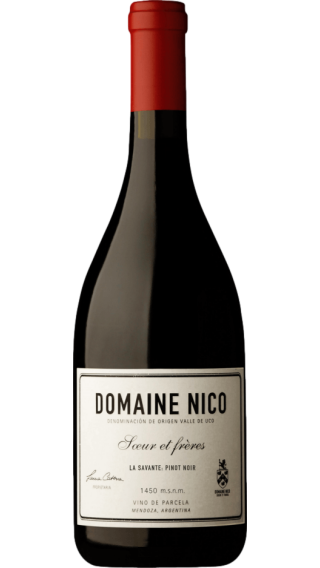 Bottle of Domaine Nico La Savante Pinot Noir 2022 wine 750 ml