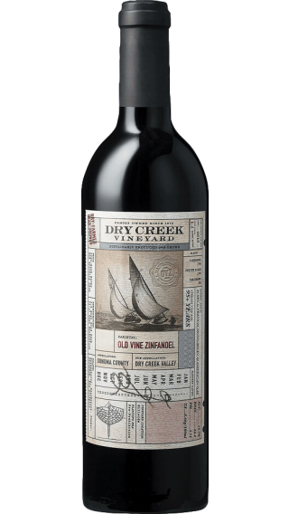 Bottle of Dry Creek Old Vine Zinfandel 2021 wine 750 ml