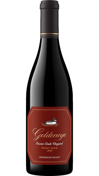 Bottle of Duckhorn  Goldeneye Gowan Creek Pinot Noir 2018 wine 750 ml