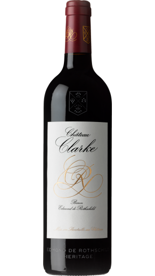 Bottle of Edmond de Rothschild Chateau Clarke 2015 wine 750 ml