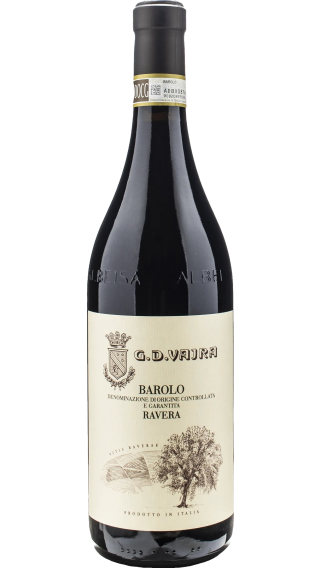 Bottle of G.D. Vajra Barolo Ravera 2019 wine 750 ml