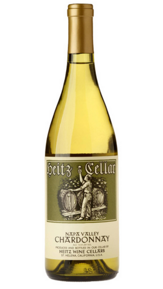 Bottle of Heitz Chardonnay 2016 wine 750 ml