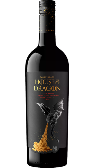 Bottle of House of the Dragon Red Blend 2021 wine 750 ml