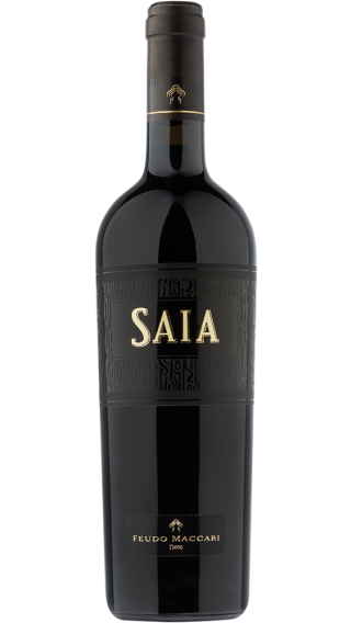 Bottle of Feudo Maccari Saia 2016 wine 750 ml