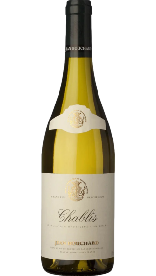 Bottle of Jean Bouchard Chablis 2020 wine 750 ml