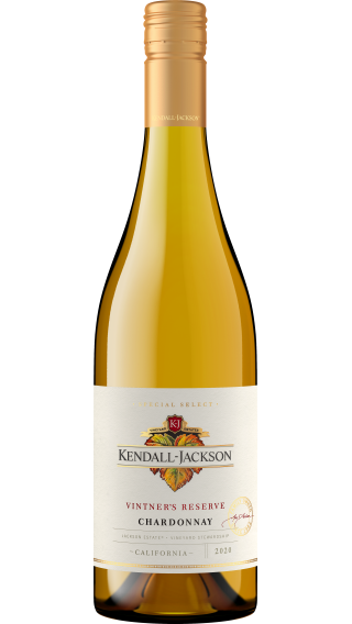 Bottle of Kendall-Jackson Vintner's Reserve Chardonnay 2020 wine 750 ml