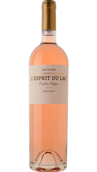 Bottle of Kir-Yianni L'Esprit du Lac Vieilles Vignes Rose 2023 wine 750 ml