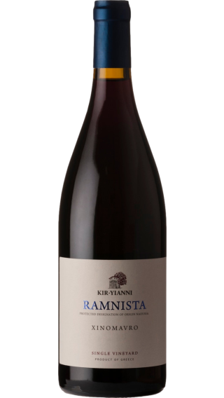 Bottle of Kir-Yianni Ramnista Xinomavro 2019 wine 750 ml