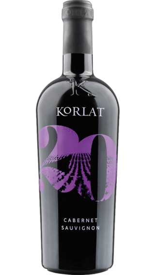 Bottle of Korlat Cabernet Sauvignon 2020 wine 750 ml