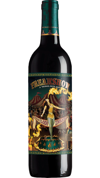 Bottle of Michael David Winery Freakshow Zinfandel 2019 wine 750 ml