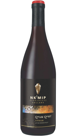 Bottle of Nk Mip Cellars Qwam Qwmt Syrah 2018 wine 750 ml