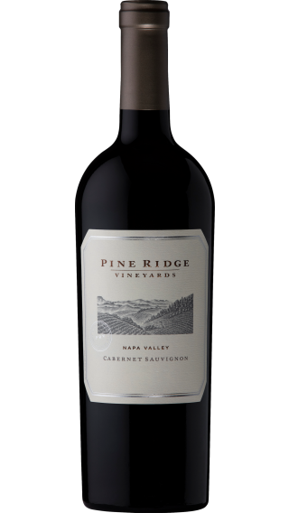 Bottle of Pine Ridge Napa Cabernet Sauvignon 2019 wine 750 ml