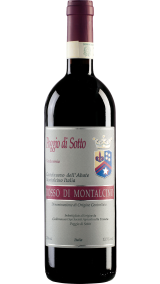 Bottle of Poggio di Sotto Rosso di Montalcino 2020 wine 750 ml