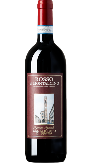 Bottle of Canalicchio di Sopra Rosso di Montalchino 2022 wine 750 ml