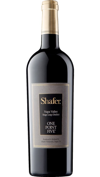 Bottle of Shafer One Point Five Cabernet Sauvignon 2018 wine 750 ml