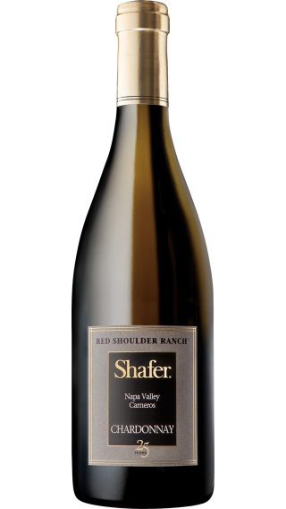 Bottle of Shafer Red Shoulder Ranch Chardonnay 2018 wine 750 ml