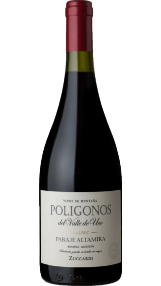 Bottle of Zuccardi Poligonos Paraje Altamira Malbec 2020 wine 750 ml